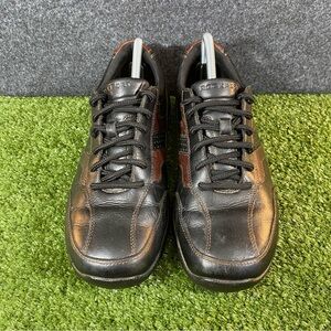 Rockport XCS Mens Size 9 Black Brown Leather Comfort Walking Shoes Casual V75057